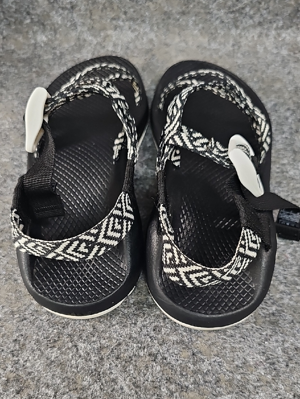 Chaco ZX/1 Cloud Women's Strappy Sandals Origami Black White, Size US 8 M EU 39 - Picture 4 of 8